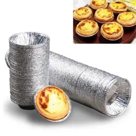 mini aluminium round pie cups 40x19mm