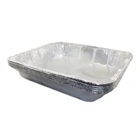 aluminium roasting pans+lid 33x26cm