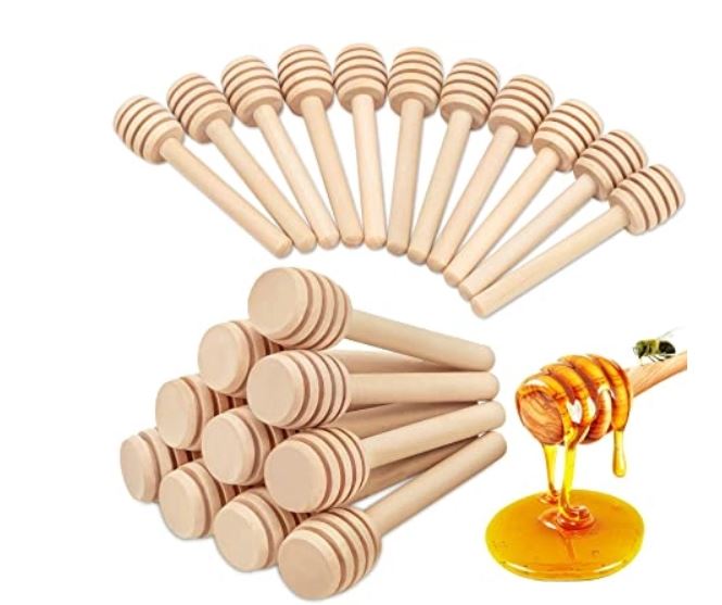 Wooden Honey Dipper Mini 5Cm Just About Anything