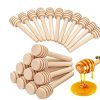 small wooden honey dipper 8cm