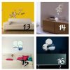 Mirror Wall Sticker Assorted Designs