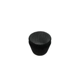 black choc/cookie cups #4 3cm base x 2cm high