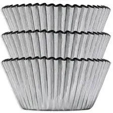 silver choc/cookie cup #4 3cm base x 2cm high