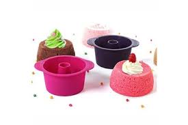 4 Individual Mini Angel Cake Moulds