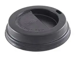 black sip lids for 250ml coffee cups