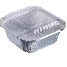mini aluminium containers with lids 75x75x35mm