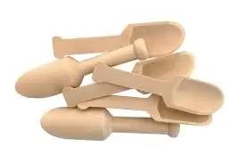 mini wooden spice scoops 9.5cm