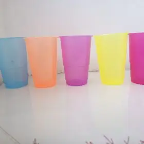 500ml plastic cups multi