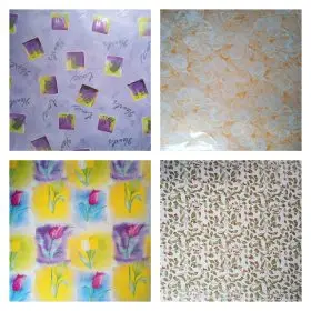 ready-cut giftwrap sheets 50x70cm ass prints