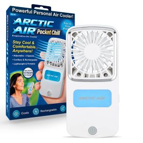 Rechargeable Slimline Pocket Fan Arctic Cold Wi...