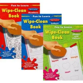wipe clean activity book assorted