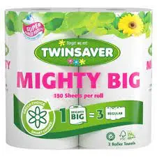 twinsaver mighty big paper towels 150 sheets