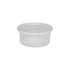 25X350Ml Clear Tubs+Lids