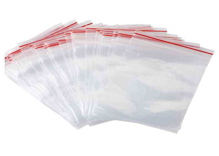 mini grip ziplocks red line 80x100mm