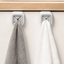plastic towel hook withsilicone towel-insert 5x5cm