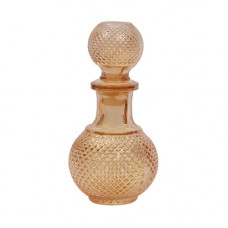.5x4.5cm crystal look rosegold bottle with lid