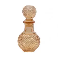 .5x4.5cm crystal look rosegold bottle with lid
