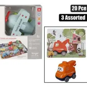 pc kids puzzle with car