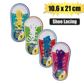 edu wooden shoe lace-up learning set
