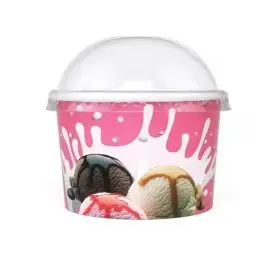 clear tubs bowls with lids 200ml