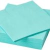 100 x 2ply Serviettes 30x30cm Light Turquoise