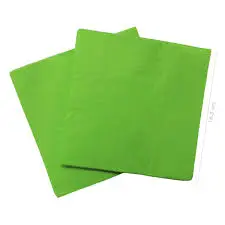 2ply serviettes 30x30cm lime green