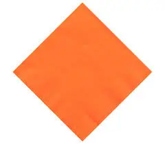 2ply serviettes 30x30cm orange