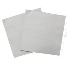 2ply serviettes 30x30cm silver