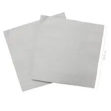 2ply serviettes 30x30cm silver