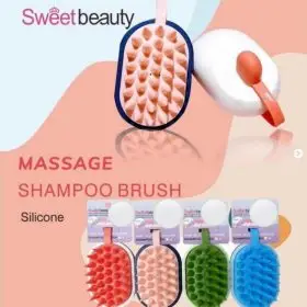 massage shampoo comb made of silica gel