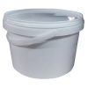10 X 2 Litre White Buckets And Lids