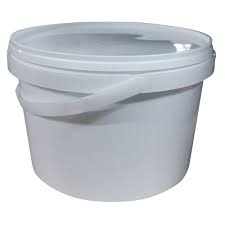 10 X 2 Litre White Buckets And Lids