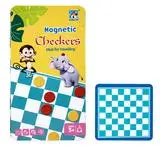travel magnetic checkers game