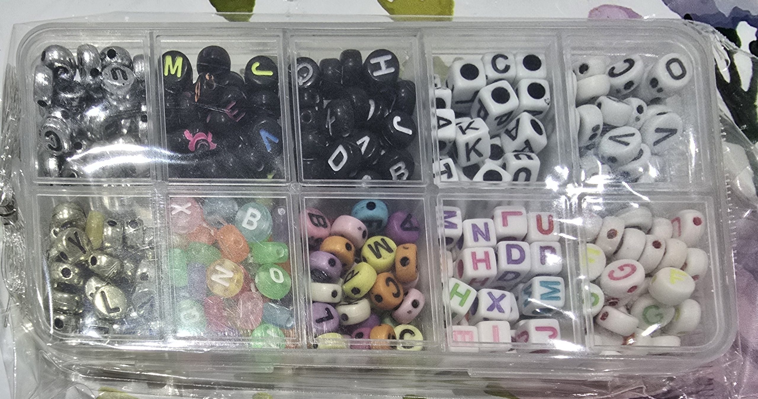alphabet bead jewellery kit