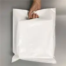 white boutique bags 23x36cm 50 micron