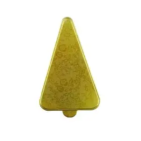 printed gold cake discs triangle 11.8x7.8cm