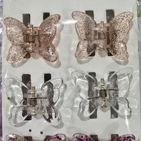 butterfly hairclips