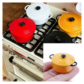 mini dollhouse cast iron pot