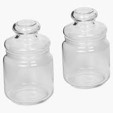 pet plastic jar with airtight lid 9x15cm