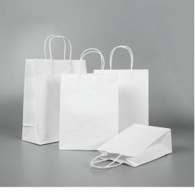 supreme carrier white twist handle 45+16x48cm