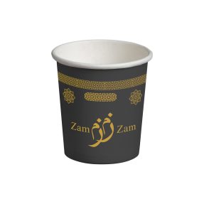 s paper tasting cups 50ml black zam zam print