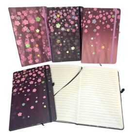 a5 journal flower print
