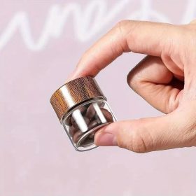 10ml glass jars with wooden lid