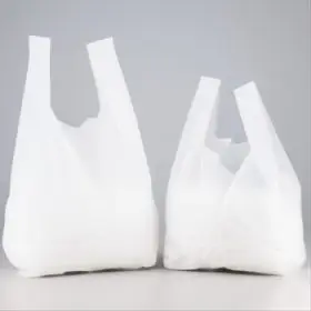 budget white carrier bags mini