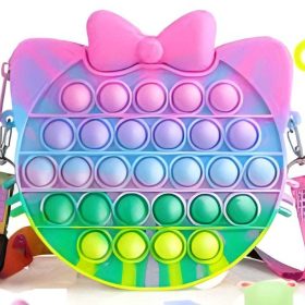 Popit Bag Ass Cols Round With Bow