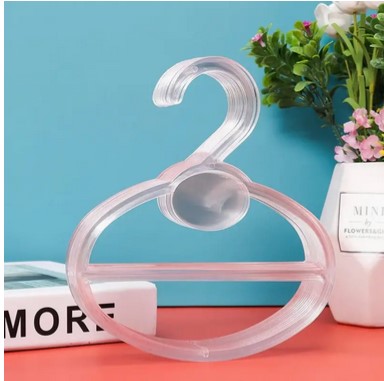 10 clear scarf hangers small hook