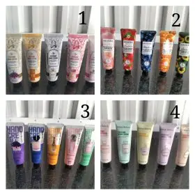 pc scented hand creams designs/scents