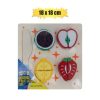 wooden fruit cutting puzzle set