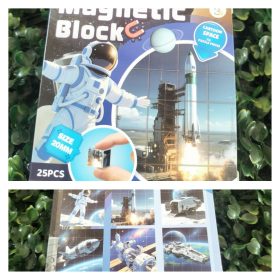 sided magnetic puzzle contains 25 x 2x2cm cubes