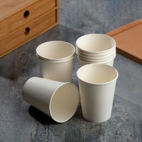 250ml double wall coffee cups white